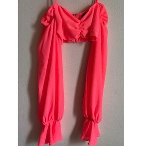 Neon Pink bustier style L